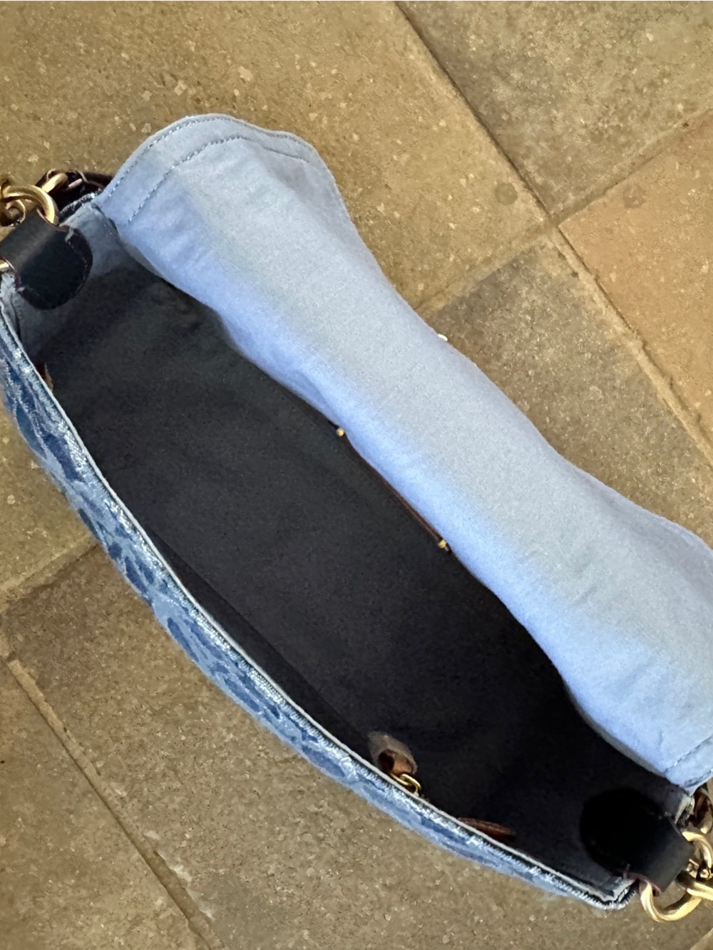Coach Soft Tabby Shoulder Bag In Signature Denim - Picture 2 of 12